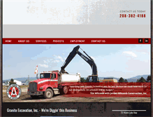 Tablet Screenshot of graniteexcavation.com